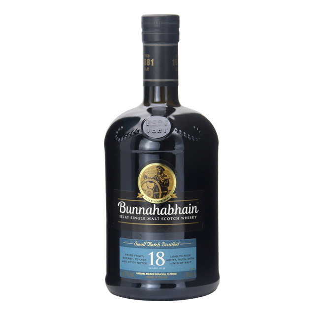 Bunnahabhain Bunnahabhain 18-year-old single malt Scotch whiskey imported from the UK 70cl
