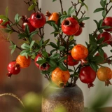 Симуляция граната фруктовые ветви декоративные гостиные, обстановка столовая, фальшивые цветы, хурговые сушено