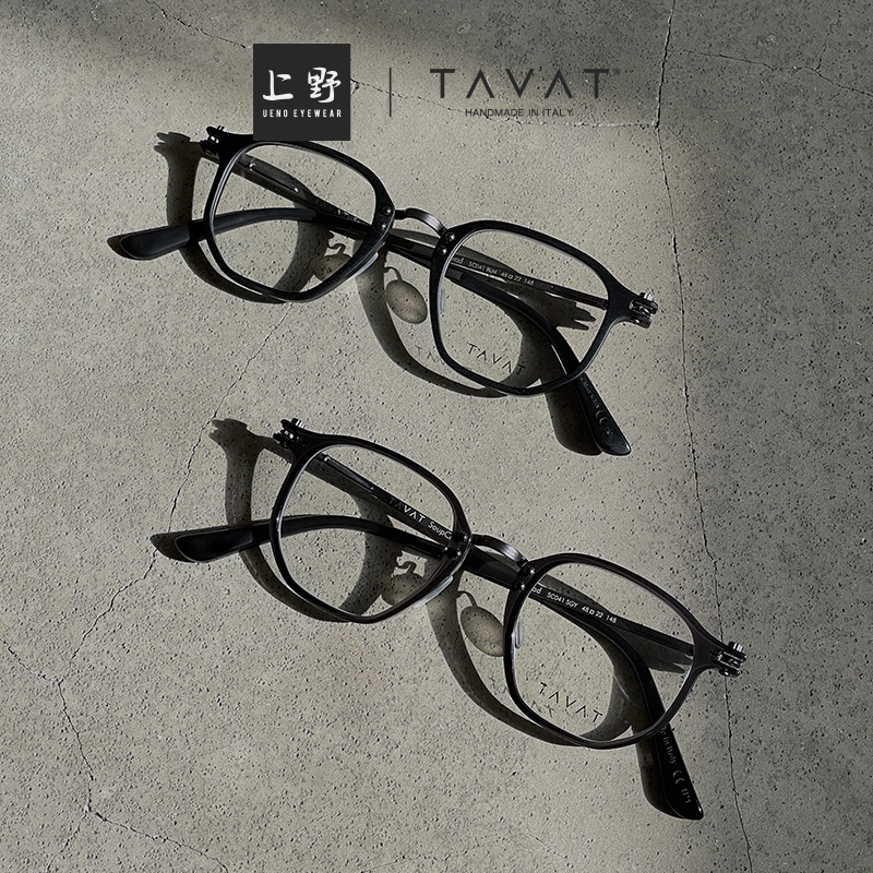 葛优同款意大利正品TAVAT/泰华泰复古板材近视眼镜框HEXAD SC041-图1