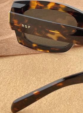 上野眼镜SUPER方框墨镜板材遮阳防晒太阳镜KOMORI可定制镜片男女