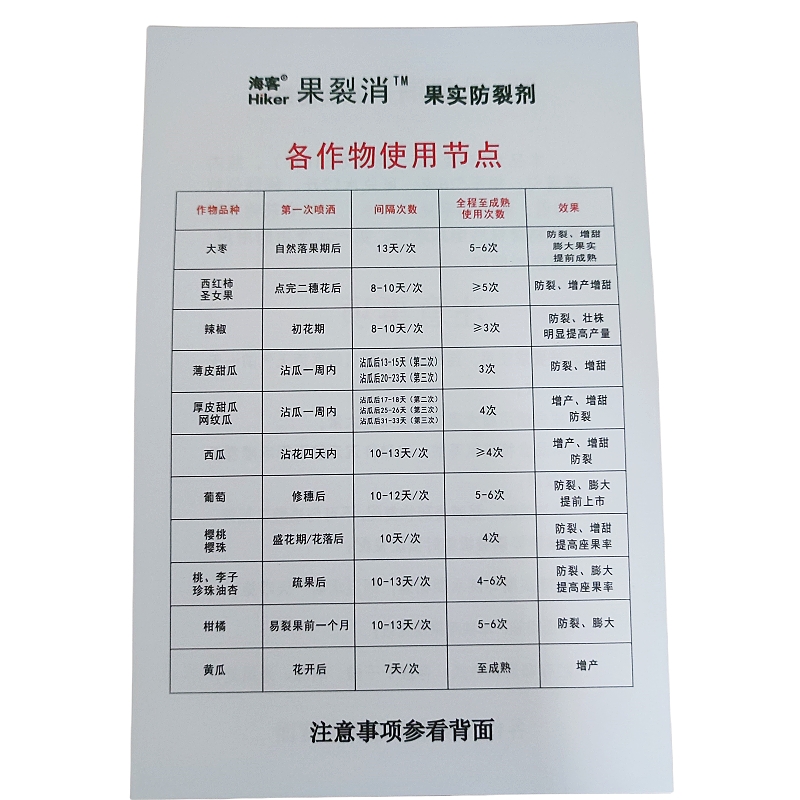 第四代海客果裂消果不裂柑橘裂果落果炸口柑橘水果葡萄西瓜等防裂-图2