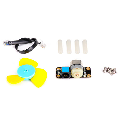 makeblock机器人【扩展包】 130电机含风扇(含配件) 5V/10000RPM 灭火升级配件 makex比赛 - 图1