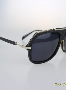 潮款复古飞行员黑色太阳眼镜