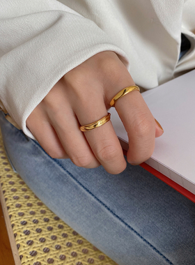 大米两面花纹不掉色欧美风素圈