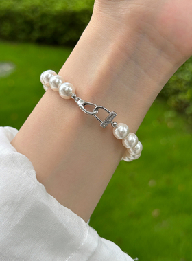 珍珠纯银气质手链高级感轻奢