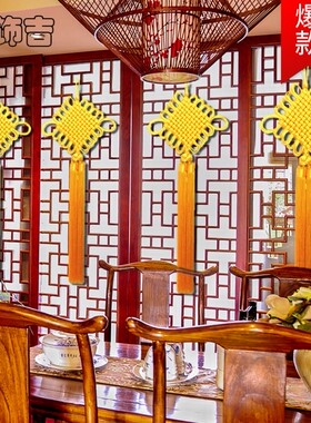 中国结挂件大客厅壁挂定制颜色绿