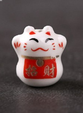 diy开运百搭挂件红绳编织散珠
