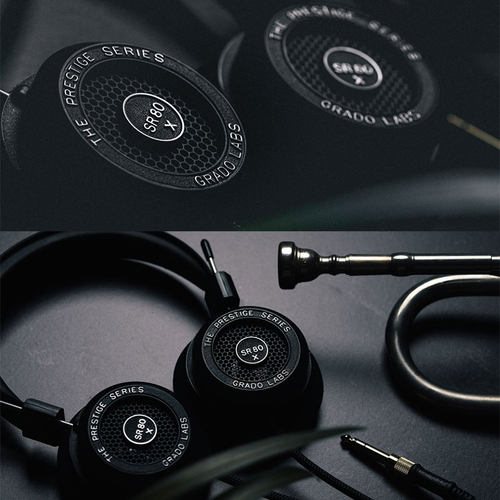 美国GRADO/歌德 SR80x头戴式HIFI发烧高保真手机电脑直推有线耳机-图0