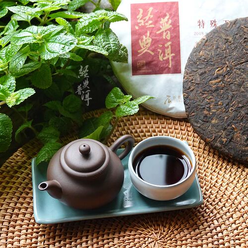 【高端熟茶】2018年经典普洱.熟   极轻发酵  石昆牧老师定制系列 - 图0