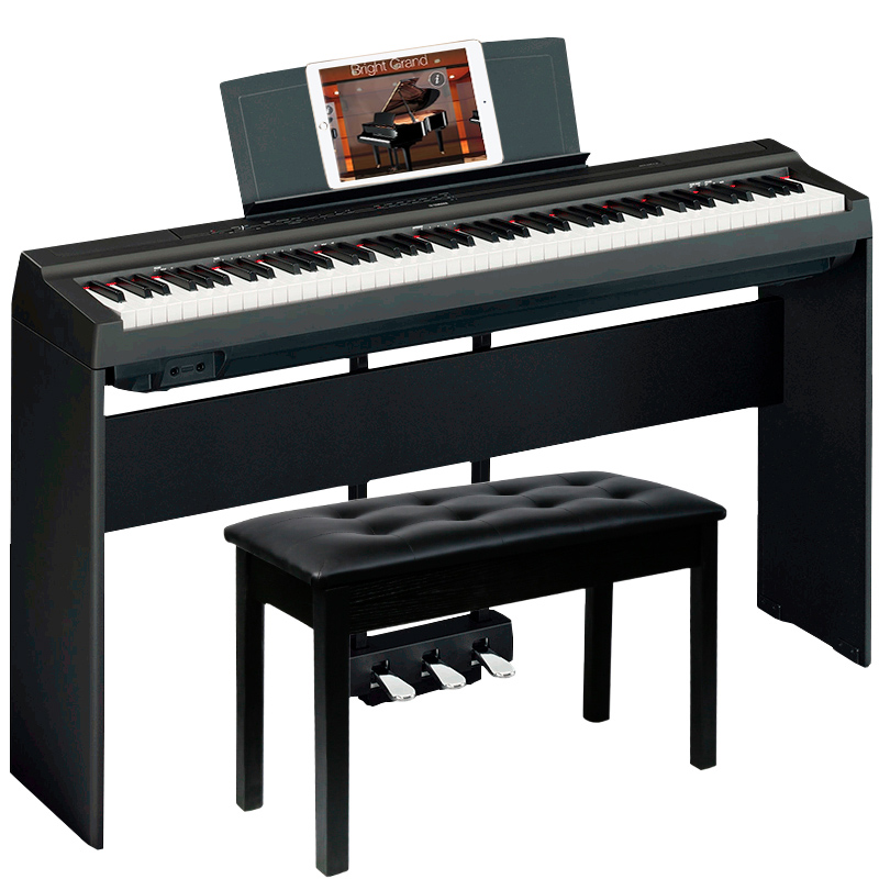雅马哈p128b便携式88键大人电钢琴 yamaha雅马哈金韵数码钢琴