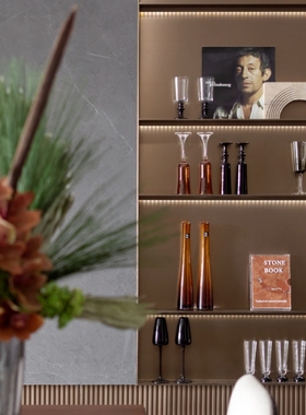 WU.物兮物 轻奢风酒柜酒杯酒具样板间售楼处酒吧酒窖软装饰品摆件