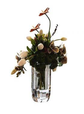 WU 物兮物现代轻奢水晶酒具醒酒器托盘水晶花瓶装饰样板间客厅茶