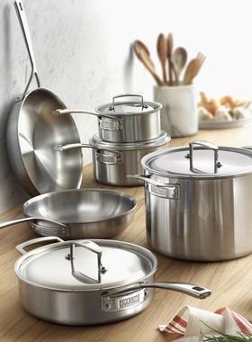 WU物兮物样板间厨房意式简约炒锅汤锅组合软装摄影道具