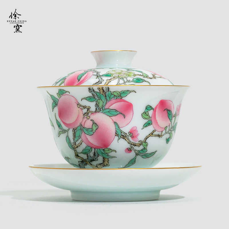 低価格の低価格の景徳鎮製 粉彩 上鉢 描き 雪景色 陶磁器 コレクション