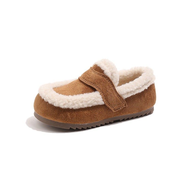 儿童棉鞋2026秋冬季新款女童加绒保暖毛毛鞋宝宝百搭勃肯鞋豆豆鞋,淘宝优惠券,粉丝福利购,淘宝优惠卷