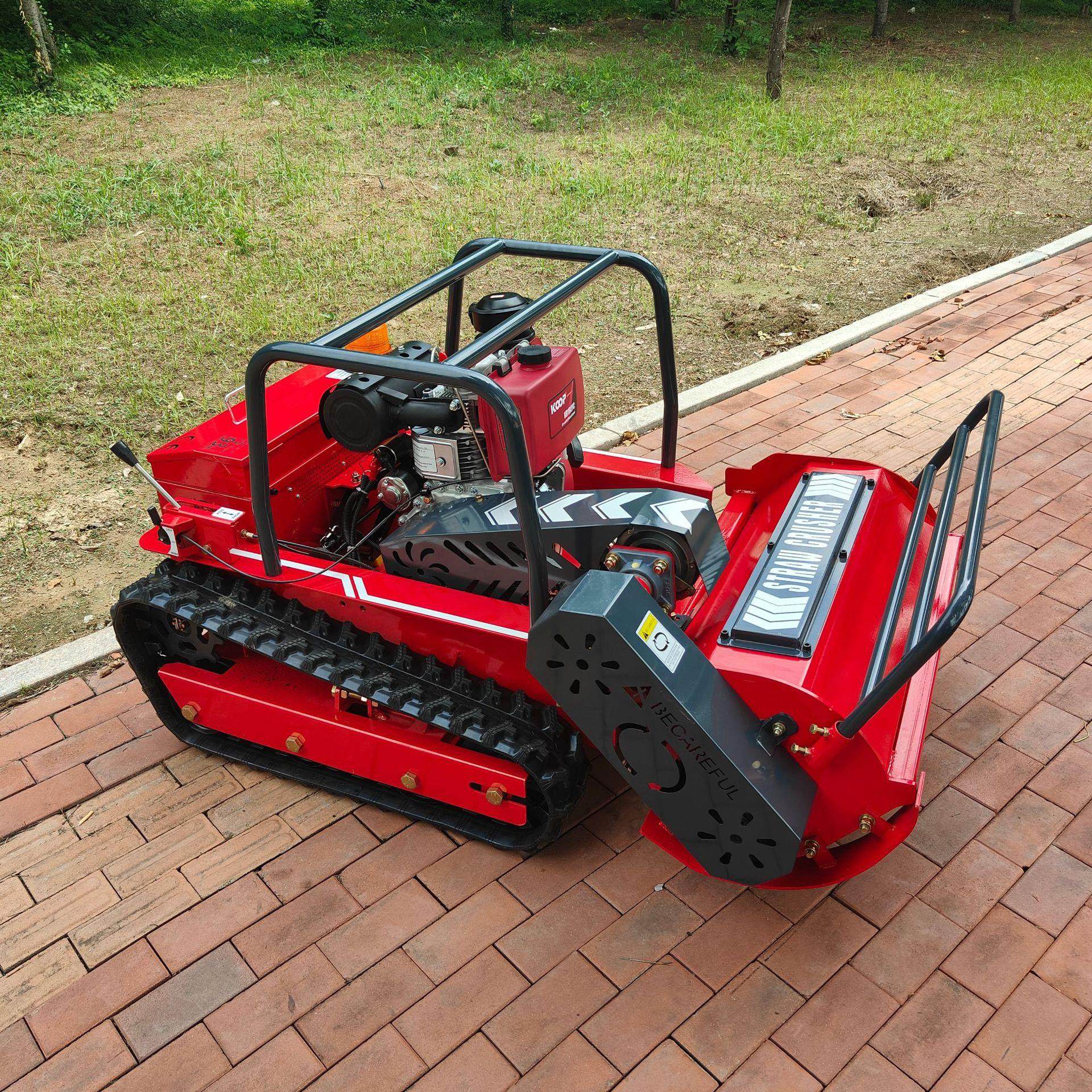 工厂生产直发柴油遥控割草机加装推雪铲可割草/铲雪一机多用,淘宝优惠券,粉丝福利购,淘宝优惠卷