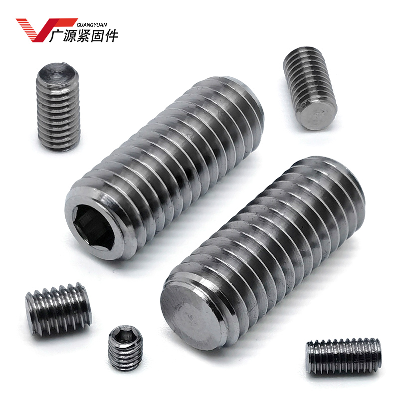 GB77紧定螺丝钛合金TC4平端顶丝无头高强度钛机米一字槽M3M4M6M10 - 图2