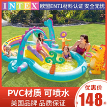 intex children inflatable swimming pool home family large indoor outdoor toy pool drama pool spray pool