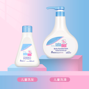 sebamed施巴婴童泡泡沐浴露500ml