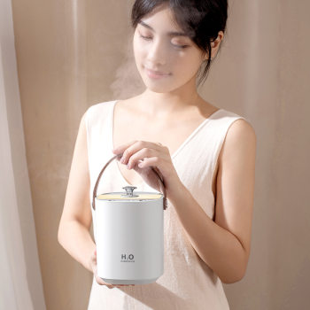 ໃຫມ່ smart dual spray silent portable hand-held humidifier ເຄື່ອງເຮັດຄວາມຊຸ່ມຊື່ນໃນຄົວເຮືອນທີ່ມີປະລິມານຫມອກຂະຫນາດໃຫຍ່ໃນຫ້ອງການຫ້ອງນອນເຄື່ອງປັບອາກາດ