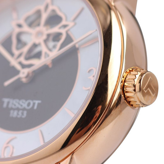 TISSOT天梭正品手表女 心媛机械女表 明星同款T050.207.17.117.05