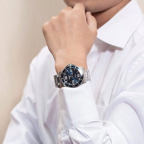 Longines浪琴正品手表康卡斯潜水夜光自动机械男表L3.742.4.96.6 - 图3