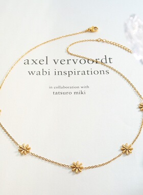 仙女气质花卉清新设计小雏菊钛钢镀金项链不掉色网红博主同款首饰