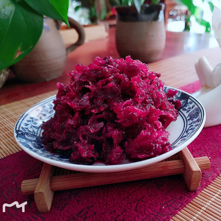 云南特产安宁八街辰皇食用玫瑰馅2kg重瓣鲜花馅鲜花酿纯天然花酱 - 图1