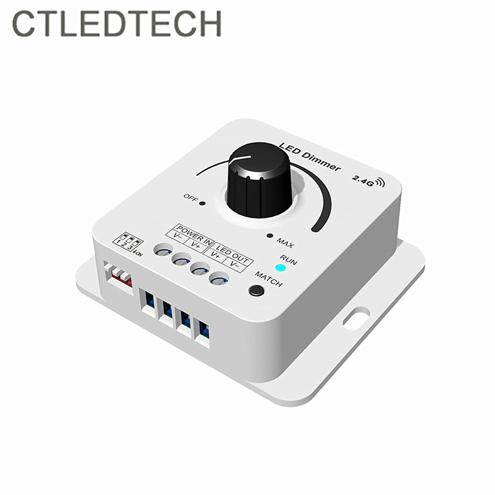 上新V1-KS LED 12V24V36V48V单色旋钮调光器0-100%平滑调光无闪烁,淘宝优惠券,粉丝福利购,淘宝优惠卷