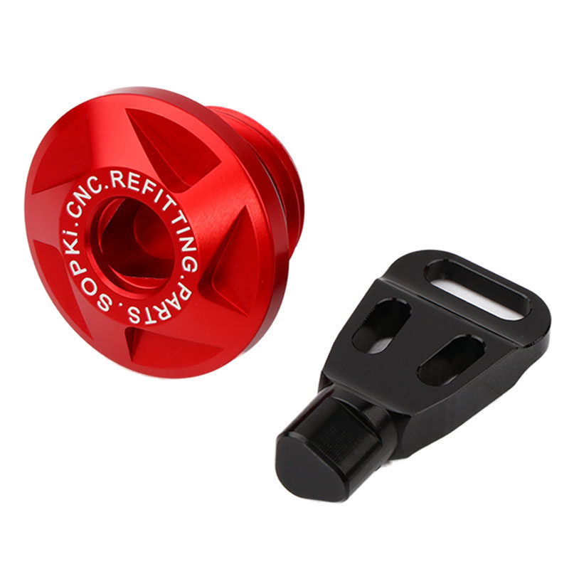 适用张雪机车500RR 500F改装机油防盗螺丝盖机油尺机油盖防撬配件,淘宝优惠券,粉丝福利购,淘宝优惠卷