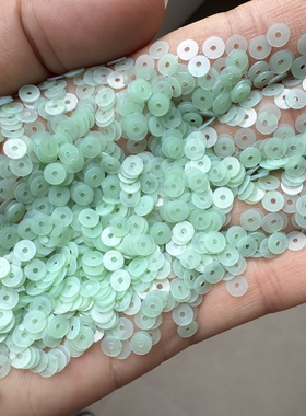 diy哑光浅蓝色辅料磨砂亮片