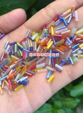 diy玻璃流苏手作风散珠新品