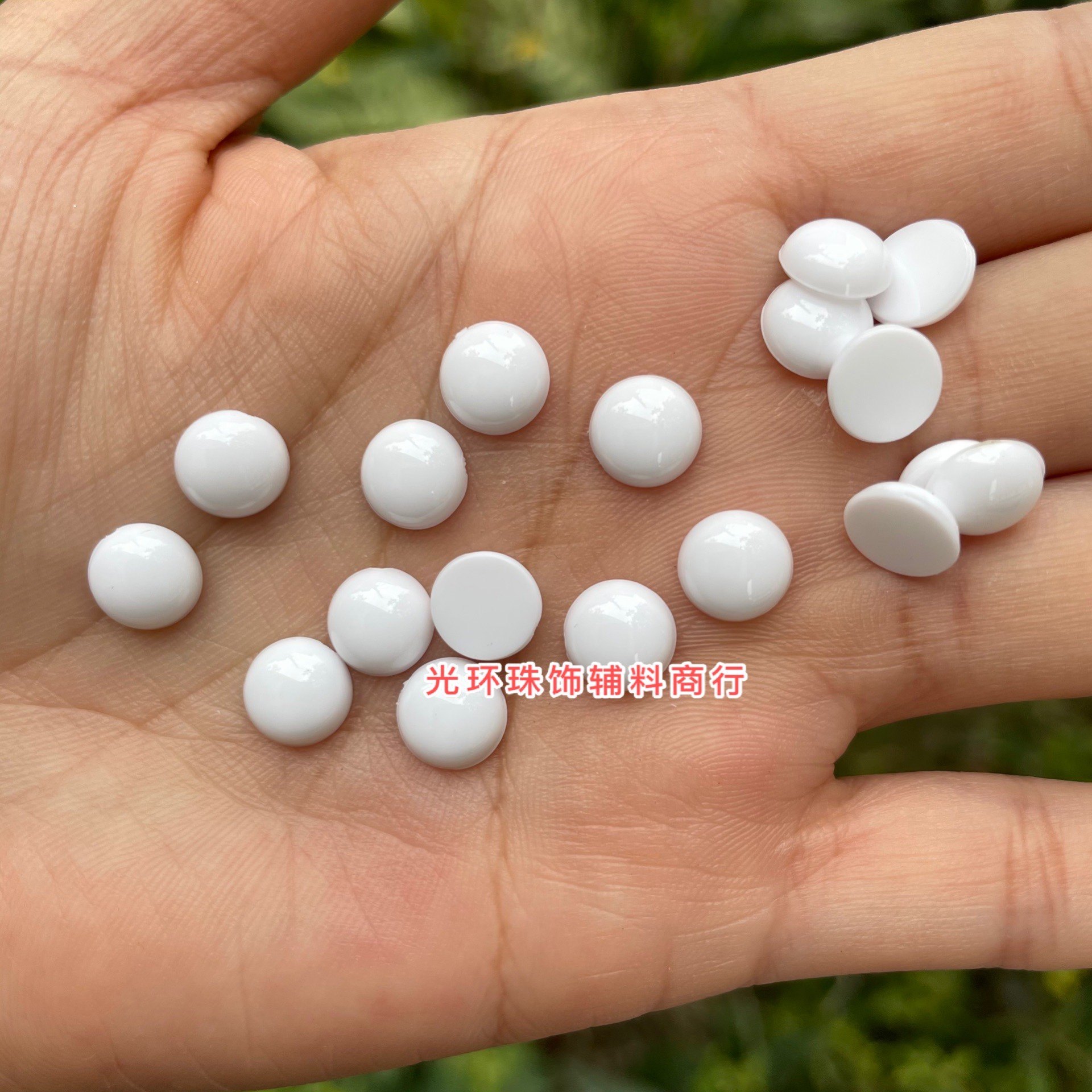 光环 多规格水贴眼底 亚克力底座可贴纸瓷白色光面贴珠DIY材料,淘宝优惠券,粉丝福利购,淘宝优惠卷