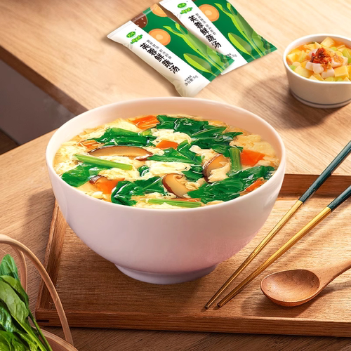 速食汤裙带菜蛋花汤芙蓉鲜蔬冲泡即食速溶汤料包蔬菜番茄鸡蛋懒人 - 图3