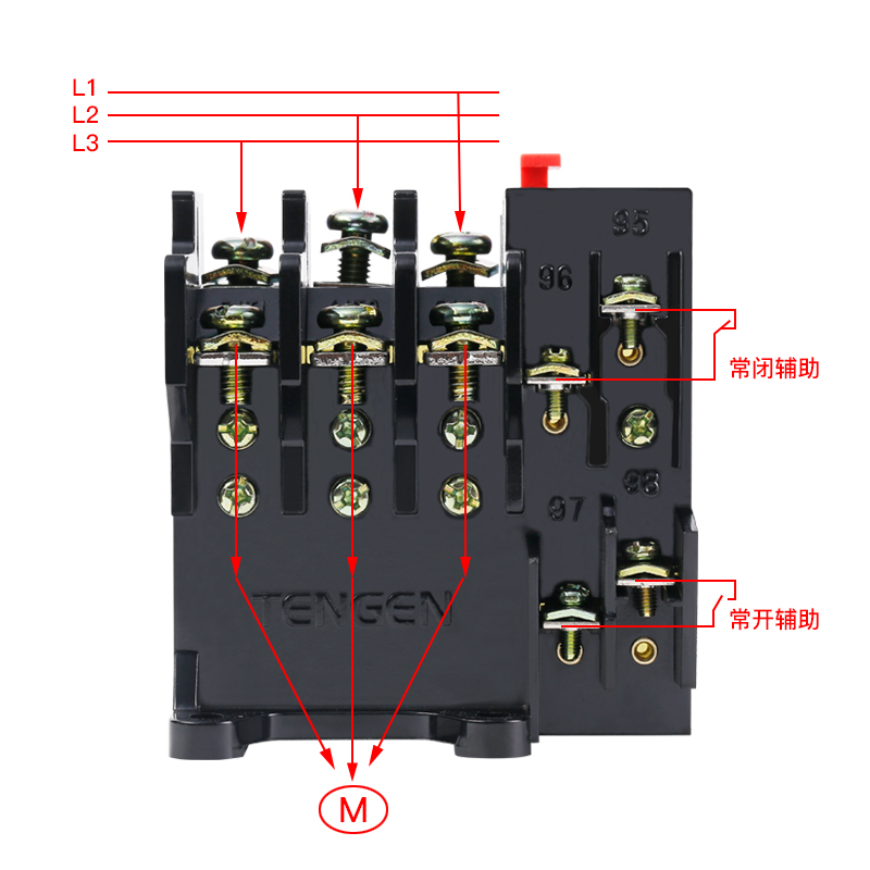 天正TGR36-32/63/160三相电动机热过载保护继电器JR36 JR16B-20 - 图1