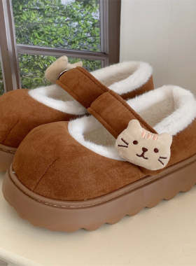 ins可爱咖色小猫装饰品可拆别针