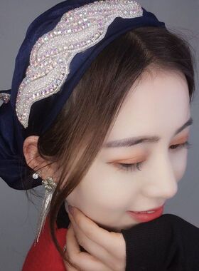 夏季新款女士时尚套头帽纱巾