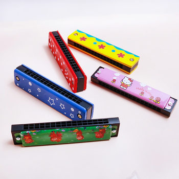 ຮາໂມນິກາທີ່ເຮັດດ້ວຍໄມ້ຂອງເດັກນ້ອຍ, ນະວະນິຍາຍທີ່ເຮັດດ້ວຍໄມ້ຂອງພໍ່ແມ່-ເດັກ ແລະເຄື່ອງຫຼິ້ນການສຶກສາທີ່ເປັນເອກະລັກຂອງເດັກນ້ອຍ, ກາຕູນ 16 ຮູ harmonica