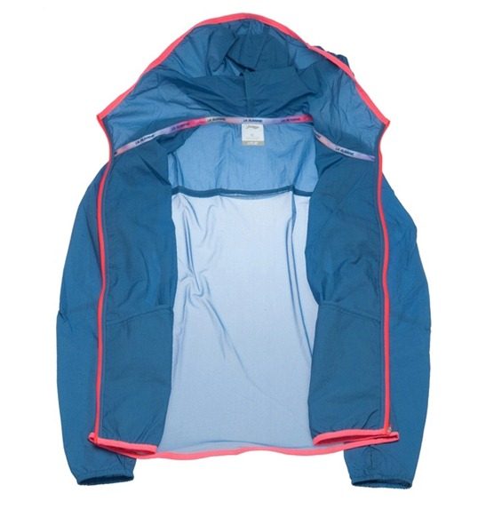 李宁跑步女子春夏新款运动风衣连帽外套AFDK026-2 - 图3