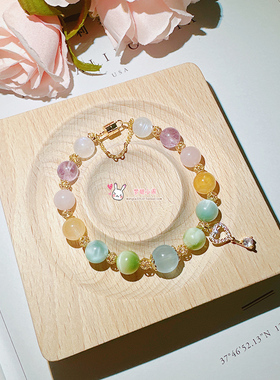 多宝水晶马卡龙彩色系天然水晶