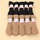 Short stockings women's socks summer new women's short steel stockings socks women's transparent skin color women