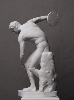 米隆《掷铁饼者》运动员树脂雕塑