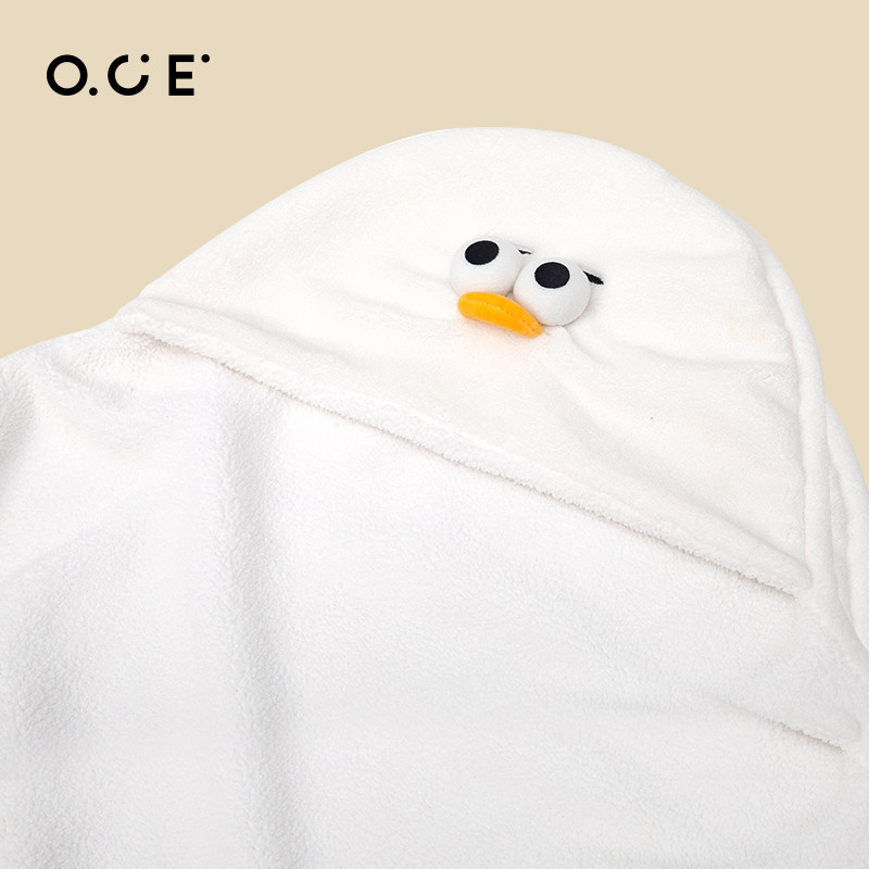 oce海鸥oddy拥抱毛绒披风沙发毯子 OCE休闲毯/毛毯/绒毯