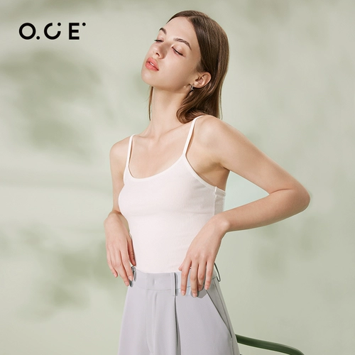 OCE Трикотажная летняя майка топ, сексуальное короткое белье для повседневной носки, жакет, сезон 2021