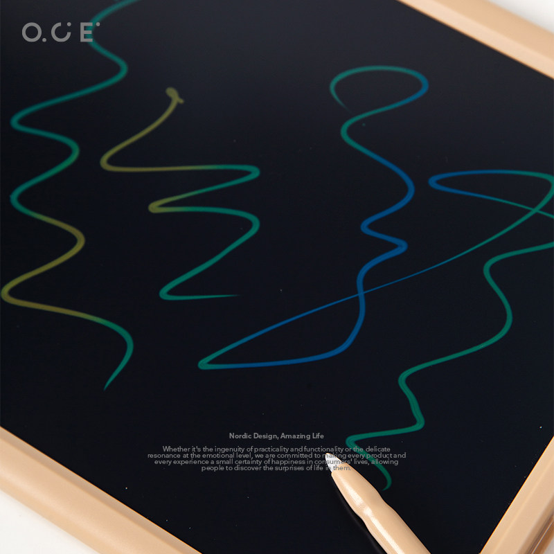 OCE小熊液晶手写板儿童涂鸦电子写字板画板玩具一键清屏绘画画板,淘宝优惠券,粉丝福利购,淘宝优惠卷