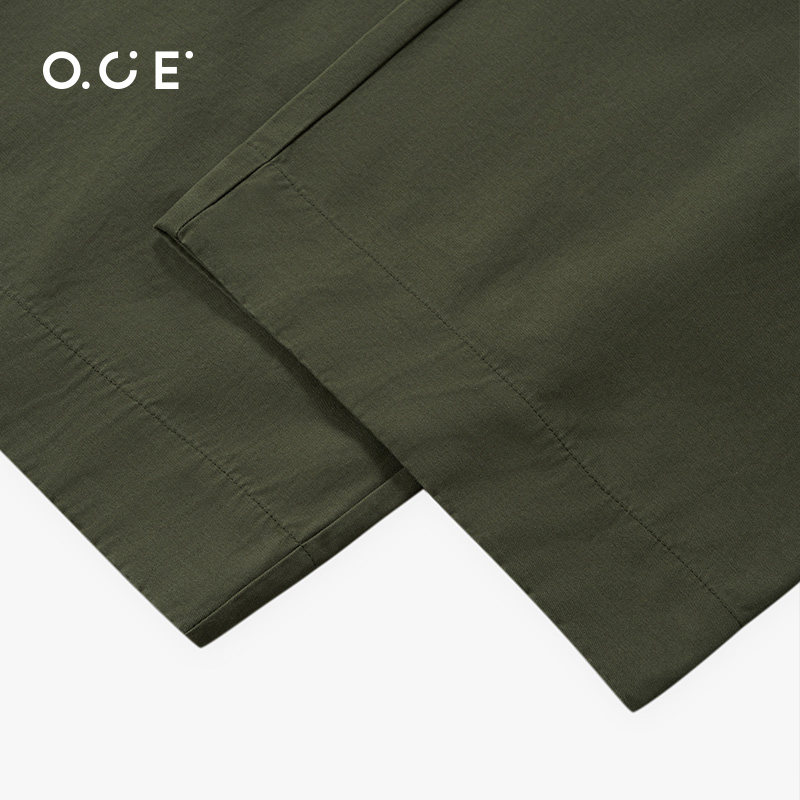 oce纯色2021秋季新款宽松宽腿裤 oce休闲裤