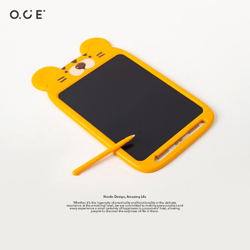 OCE小熊液晶手写板儿童涂鸦电子写字板画板玩具一键清屏绘画画板,淘宝优惠券,粉丝福利购,淘宝优惠卷