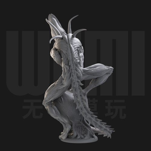 1/24 异形普罗米修斯科幻 18比例GK白模手办 3D打印兵人模型 2789 - 图2