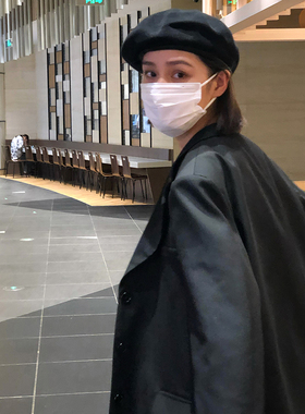 日系贝雷帽春夏季英伦复古网红