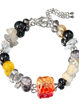 YQ.STUDIO原创设计奎八印象手链seventeen男团手串周边小众手饰品